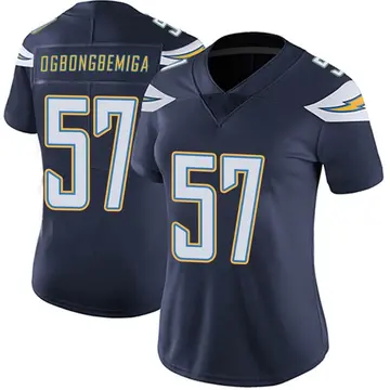 Nike Amen Ogbongbemiga Women's Limited Los Angeles Chargers Navy Team Color Vapor Untouchable Jersey