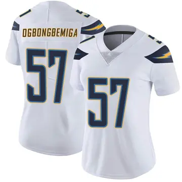 Nike Amen Ogbongbemiga Women's Limited Los Angeles Chargers White Vapor Untouchable Jersey