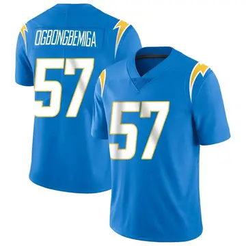 Nike Amen Ogbongbemiga Youth Limited Los Angeles Chargers Blue Powder Vapor Untouchable Alternate Jersey