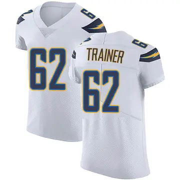 Nike Andrew Trainer Men's Elite Los Angeles Chargers White Vapor Untouchable Jersey