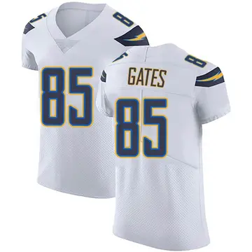 Nike Antonio Gates Men's Elite Los Angeles Chargers White Vapor Untouchable Jersey