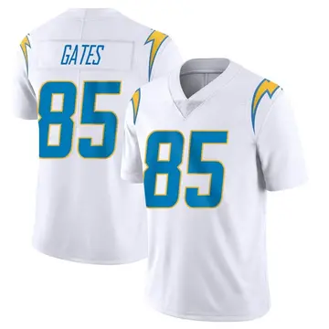 Nike Antonio Gates Men's Limited Los Angeles Chargers White Vapor Untouchable Jersey