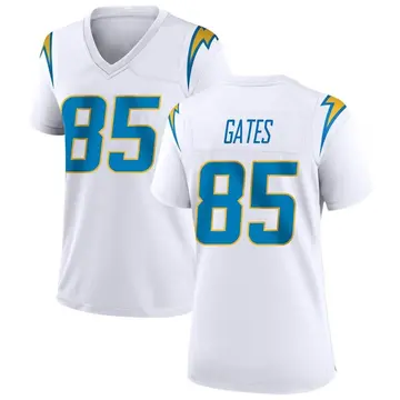 Nike Antonio Gates Women's Game Los Angeles Chargers White Jersey