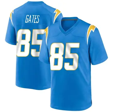 Nike Antonio Gates Youth Game Los Angeles Chargers Blue Powder Alternate Jersey