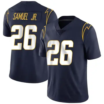 Nike Asante Samuel Jr. Men's Limited Los Angeles Chargers Navy Team Color Vapor Untouchable Jersey
