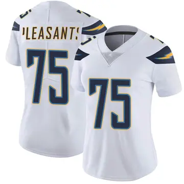 Nike Austen Pleasants Women's Limited Los Angeles Chargers White Vapor Untouchable Jersey