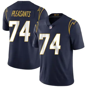 Nike Austen Pleasants Youth Limited Los Angeles Chargers Navy Team Color Vapor Untouchable Jersey