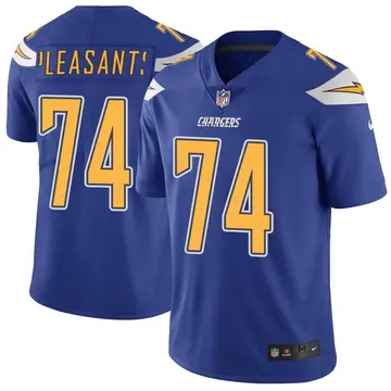 Nike Austen Pleasants Youth Limited Los Angeles Chargers Royal Color Rush Vapor Untouchable Jersey