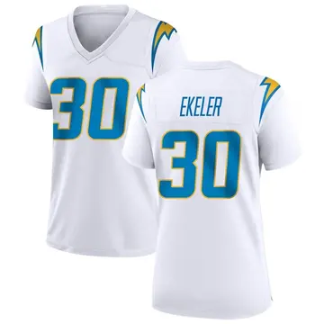 Nike Austin Ekeler Women's Game Los Angeles Chargers White Jersey
