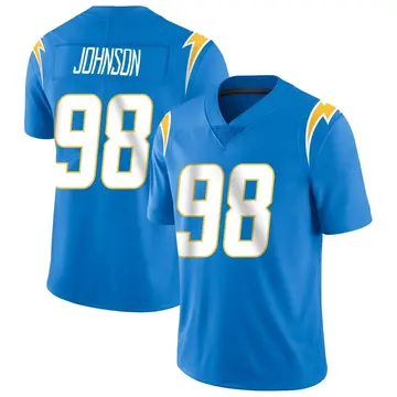 Nike Austin Johnson Youth Limited Los Angeles Chargers Blue Powder Vapor Untouchable Alternate Jersey