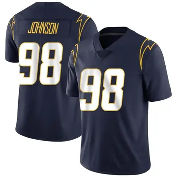Nike Austin Johnson Youth Limited Los Angeles Chargers Navy Team Color Vapor Untouchable Jersey
