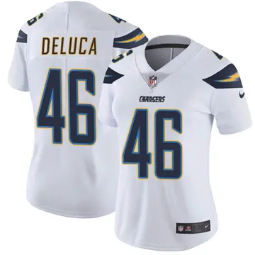 Nike Ben DeLuca Women's Limited Los Angeles Chargers White Vapor Untouchable Jersey