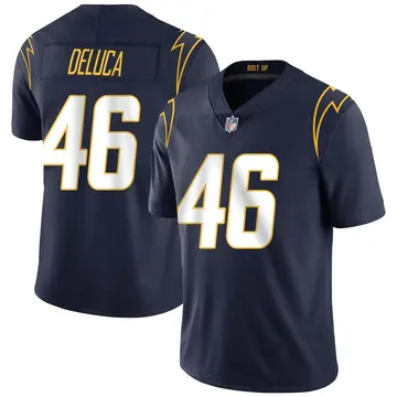 Nike Ben DeLuca Youth Limited Los Angeles Chargers Navy Team Color Vapor Untouchable Jersey