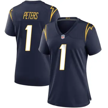 Nike Brandon Peters Women's Game Los Angeles Chargers Navy Team Color Jersey
