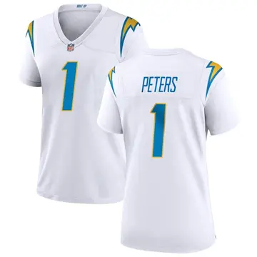 Nike Brandon Peters Women's Game Los Angeles Chargers White Jersey