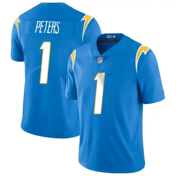 Nike Brandon Peters Youth Limited Los Angeles Chargers Blue Powder Vapor Untouchable Alternate Jersey