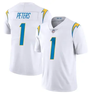Nike Brandon Peters Youth Limited Los Angeles Chargers White Vapor Untouchable Jersey