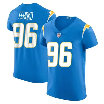 Nike Breiden Fehoko Men's Elite Los Angeles Chargers Blue Alternate Vapor Untouchable Jersey