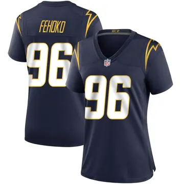 Nike Breiden Fehoko Women's Game Los Angeles Chargers Navy Team Color Jersey