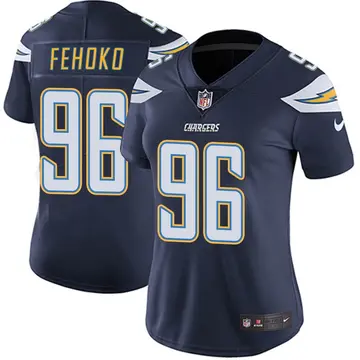 Nike Breiden Fehoko Women's Limited Los Angeles Chargers Navy Team Color Vapor Untouchable Jersey