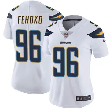 Nike Breiden Fehoko Women's Limited Los Angeles Chargers White Vapor Untouchable Jersey