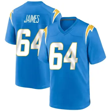 Nike Brenden Jaimes Youth Game Los Angeles Chargers Blue Powder Alternate Jersey