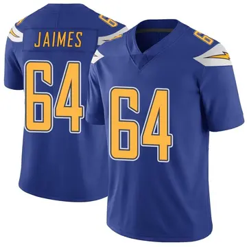 Nike Brenden Jaimes Youth Limited Los Angeles Chargers Royal Color Rush Vapor Untouchable Jersey