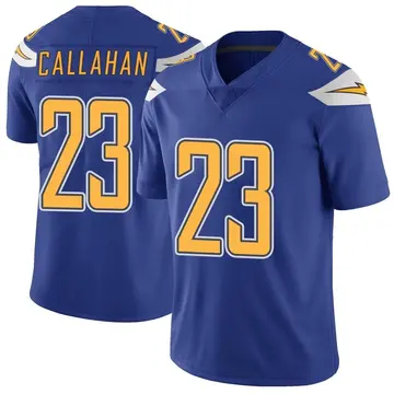 Nike Bryce Callahan Men's Limited Los Angeles Chargers Royal Color Rush Vapor Untouchable Jersey