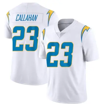 Nike Bryce Callahan Men's Limited Los Angeles Chargers White Vapor Untouchable Jersey