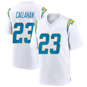 Nike Bryce Callahan Youth Game Los Angeles Chargers White Jersey