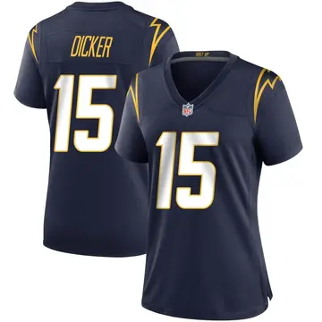 Nike Cameron Dicker Women's Game Los Angeles Chargers Navy Team Color Jersey