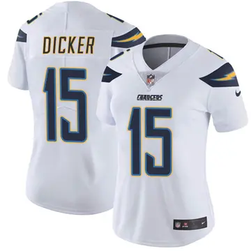 Nike Cameron Dicker Women's Limited Los Angeles Chargers White Vapor Untouchable Jersey