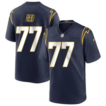 Nike Caraun Reid Men's Game Los Angeles Chargers Navy Team Color Jersey