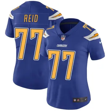 Nike Caraun Reid Women's Limited Los Angeles Chargers Royal Color Rush Vapor Untouchable Jersey