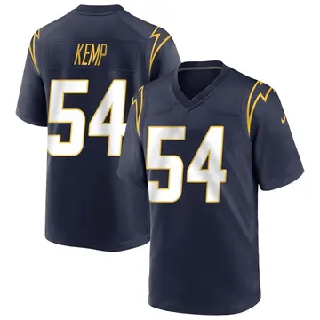 Nike Carlo Kemp Men's Game Los Angeles Chargers Navy Team Color Jersey