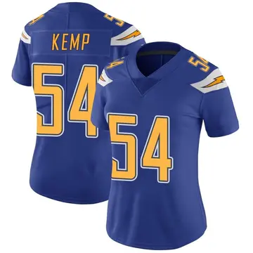 Nike Carlo Kemp Women's Limited Los Angeles Chargers Royal Color Rush Vapor Untouchable Jersey