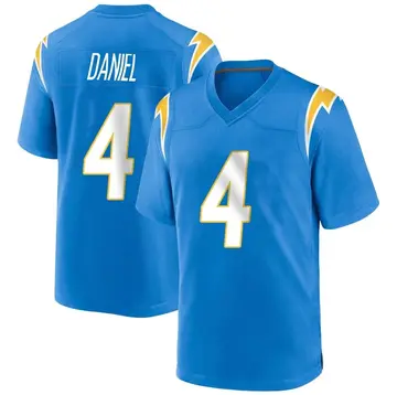 Nike Chase Daniel Men's Game Los Angeles Chargers Blue Powder Alternate Jersey