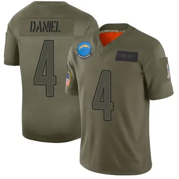 Nike Chase Daniel Youth Limited Los Angeles Chargers Camo 2019 Salute to Service Jersey