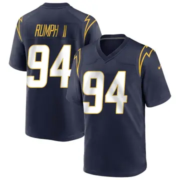 Nike Chris Rumph II Men's Game Los Angeles Chargers Navy Team Color Jersey