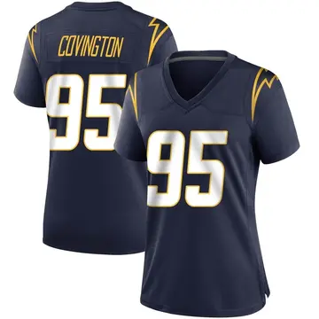 Nike Christian Covington Women's Game Los Angeles Chargers Navy Team Color Jersey