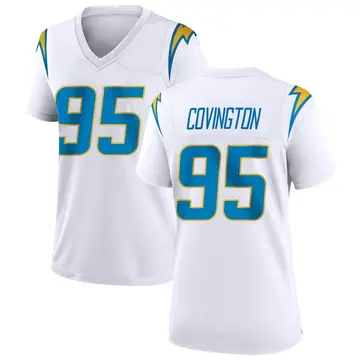 Nike Christian Covington Women's Game Los Angeles Chargers White Jersey