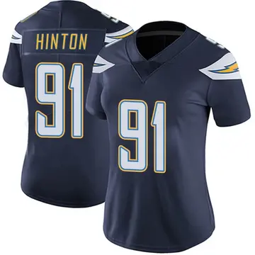 Nike Christopher Hinton Women's Limited Los Angeles Chargers Navy Team Color Vapor Untouchable Jersey