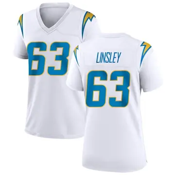 Nike Corey Linsley Women's Game Los Angeles Chargers White Jersey