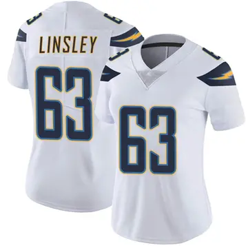 Nike Corey Linsley Women's Limited Los Angeles Chargers White Vapor Untouchable Jersey