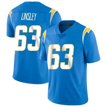 Nike Corey Linsley Youth Limited Los Angeles Chargers Blue Powder Vapor Untouchable Alternate Jersey