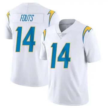 Nike Dan Fouts Youth Limited Los Angeles Chargers White Vapor Untouchable Jersey