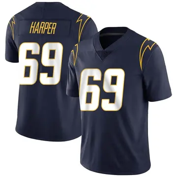 Nike Darius Harper Men's Limited Los Angeles Chargers Navy Team Color Vapor Untouchable Jersey