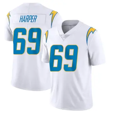 Nike Darius Harper Youth Limited Los Angeles Chargers White Vapor Untouchable Jersey
