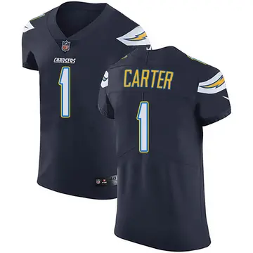 Nike DeAndre Carter Men's Elite Los Angeles Chargers Navy Blue Team Color Vapor Untouchable Jersey