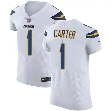 Nike DeAndre Carter Men's Elite Los Angeles Chargers White Vapor Untouchable Jersey